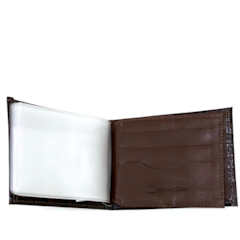 Carteira Cincow Print de Crocodilo Cacau CW9157