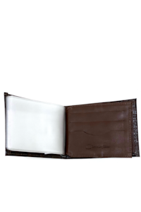 Carteira Cincow Print de Crocodilo Cacau CW9157