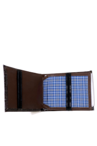 Carteira Cincow Print de Crocodilo Cacau CW9157