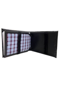 Carteira Cincow Print de Crocodilo CW9157 Preto