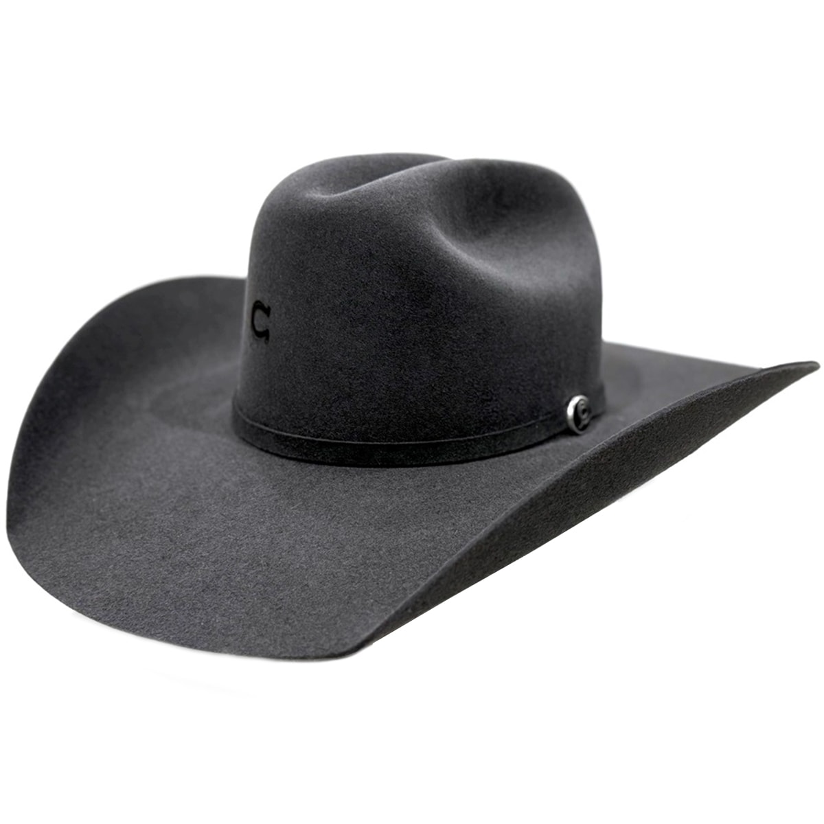 Chapéu Charlie 1 Horse 6x Charcoal CASH | Cris & Cia