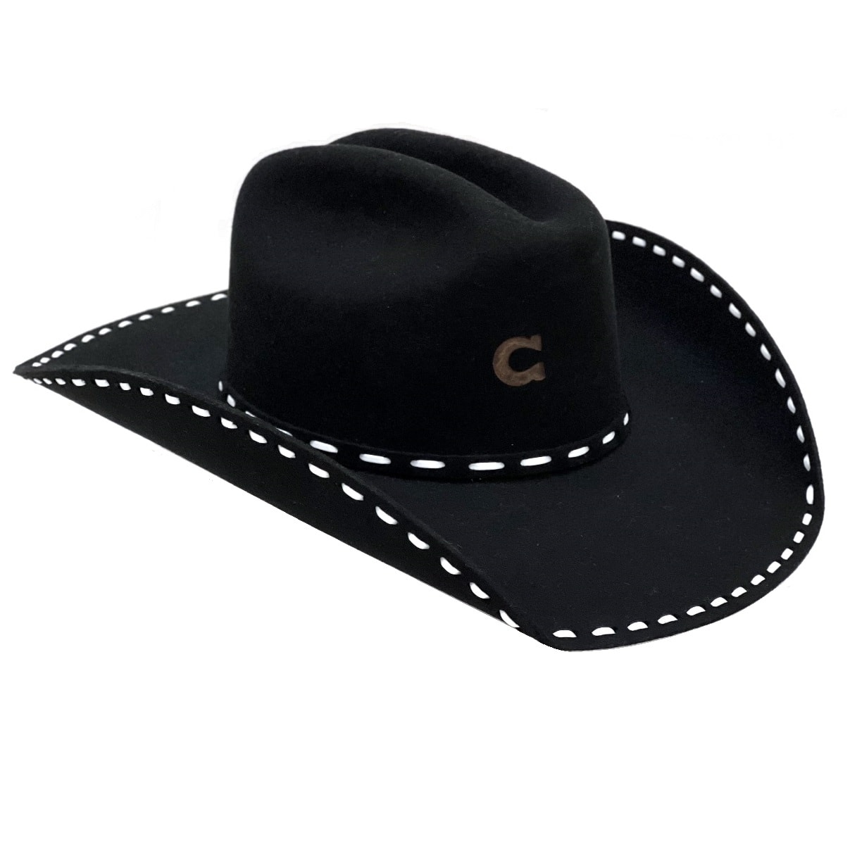 Chapéu Charlie 1 Horse Importado 4x Bucksnort Preto | Cris & Cia