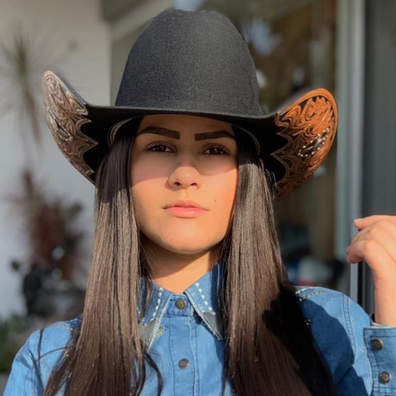 Chapéu Mexican Hats Fast Rope/Couro Entalhado MH3047.C1 Crisecia