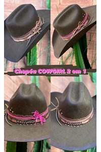 Chapéu Mexican Hats Guerrero Cowgirl 2 em 1 12419