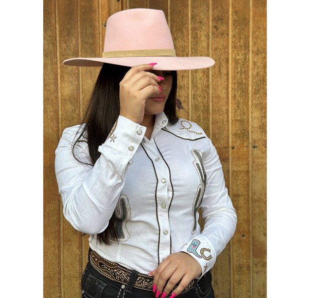 Chapéu Mexican Hats Jay Horse II Rosa Claro 19006