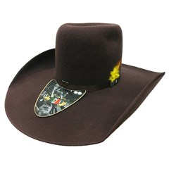 Chapéu Mexican Hats Monterrey Marrom com viés 412