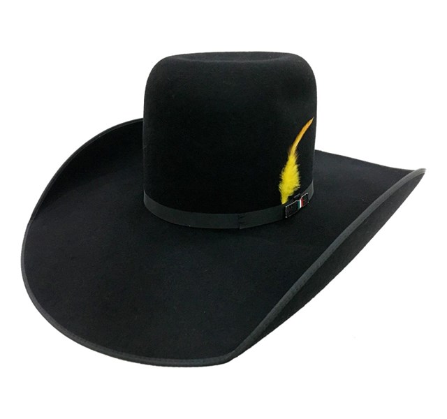 Chapéu Mexican Hats Monterrey Preto com viés 412