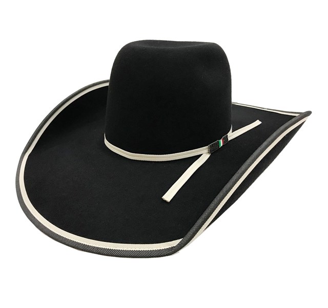 Chapéu Mexican Hats Sanluis Preto Viés Duplo 447
