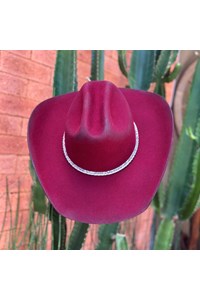 Chapéu Mexican Hats Wildflower Vinho 12419 - Personalizado