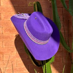 Chapéu Mexican Wild Horse Purple Lace 12419 - Personalizado
