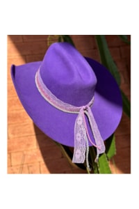 Chapéu Mexican Wild Horse Purple Lace 12419 - Personalizado