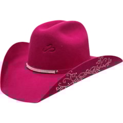 Chapéu Pralana Arizona Aba 10 Strass II Rosa 12488