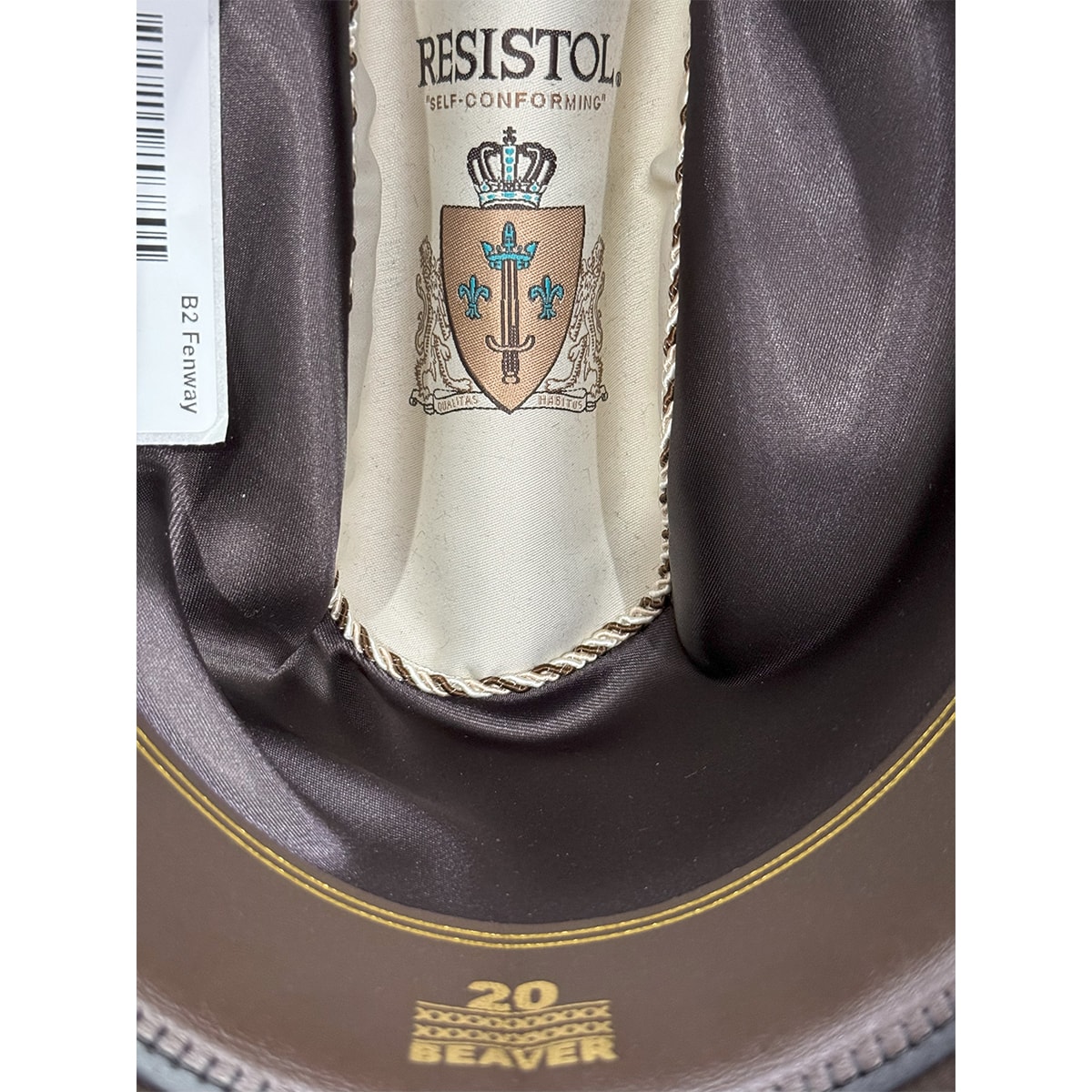 Chapéu Resistol Pelo de Castor 20x Fenway TARRANT | Cris & Cia