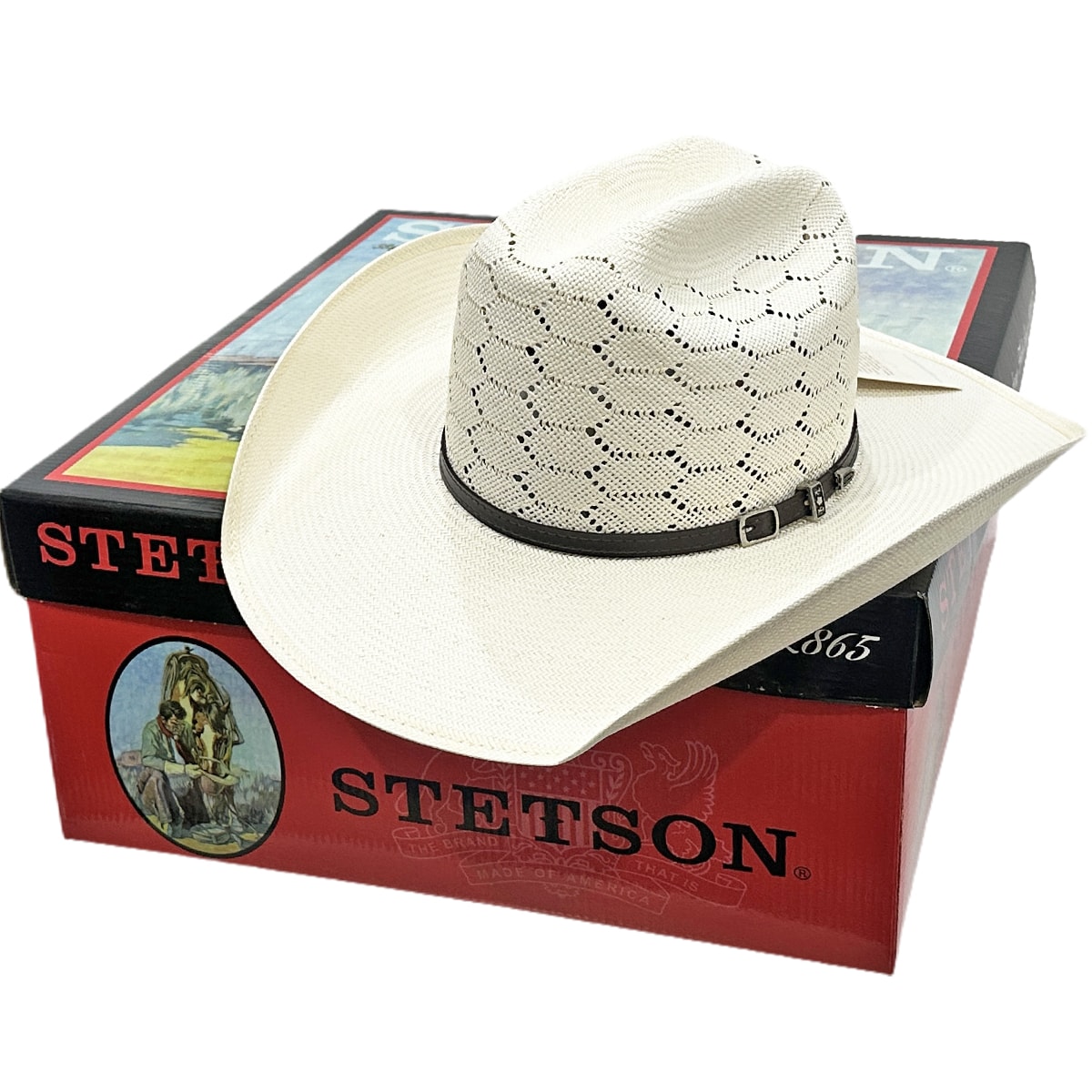 Chapéu Stetson Palha 20x Marfim 65547-2 | Cris & Cia