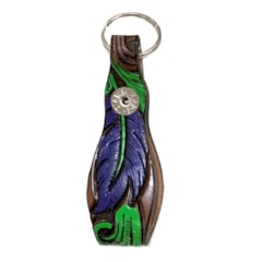 Chaveiro Paul Western Couro Entralhado 002A