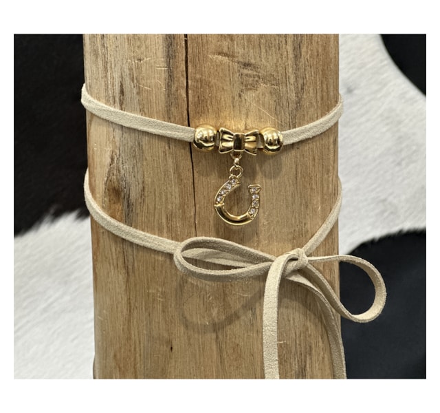 Choker MIN-002 Cru/Dourado