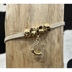 Choker MIN-002 Cru/Dourado