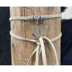 Choker MIN-002 Cru/Prata