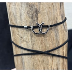 Choker MIN-012 Preto/Prata