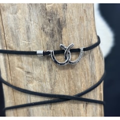 Choker MIN-012 Preto/Prata