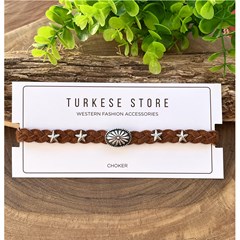 Choker Turkese Store Dolly Brown CH332