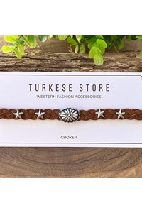 Choker Turkese Store Dolly Brown CH332