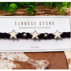 Choker Turkese Store Estrela CH338