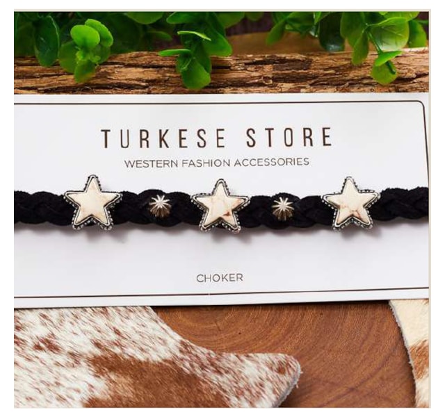 Choker Turkese Store Estrela CH338