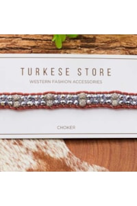 Choker Turkese Store Hand Vegas CH402