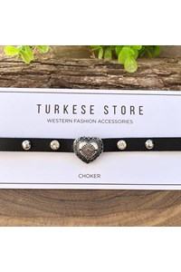 Choker Turkese Store Heart CH302