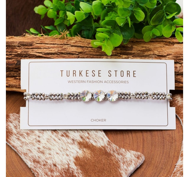 Choker Turkese Store Reba CH414