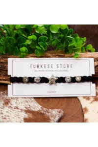 Choker Turkese Store Star Chine CH428