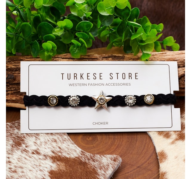 Choker Turkese Store Star Chine CH428