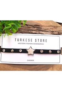 Choker Turkese Store White Star CH276
