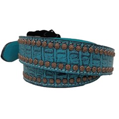 Cinto Arizona Belts c/Rebites Azul Turquesa 7150
