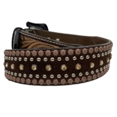 Cinto Arizona Belts c/Rebites Marrom/Natural 7147