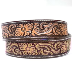 Cinto Arizona Belts Entalhado Marrom 7164