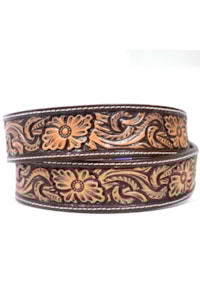 Cinto Arizona Belts Entalhado Marrom 7164