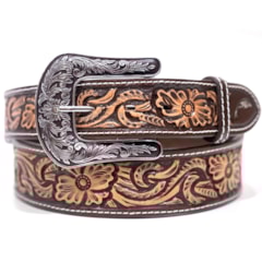 Cinto Arizona Belts Entalhado Marrom 7164