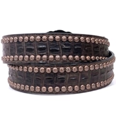 Cinto Arizona Belts Print Jacaré Marrom 7150