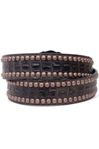 Cinto Arizona Belts Print Jacaré Marrom 7150