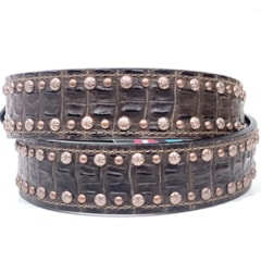 Cinto Arizona Belts Print Jacaré Marrom 7171