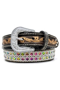 Cinto Infantil Mineirinho Café/Strass/Colorido C-ENT