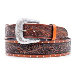 Cinto New Belts Country Entalhado C/Rebites 7705-1