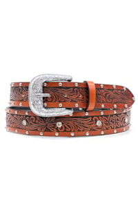 Cinto New Belts Country Entalhado C/Strass 6610-1