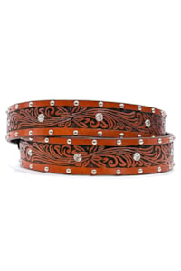 Cinto New Belts Country Entalhado C/Strass 6610-1