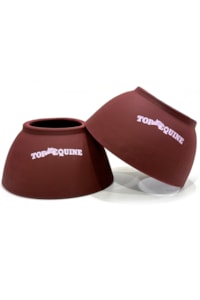 Cloche de Borracha Top Equine Marrom 13895