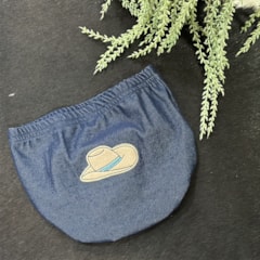 Cobre Fralda Mini Farm Infantil MF45 Jeans