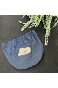 Cobre Fralda Mini Farm Infantil MF45 Jeans