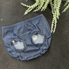 Cobre Fralda Mini Farm Infantil MF45 Jeans